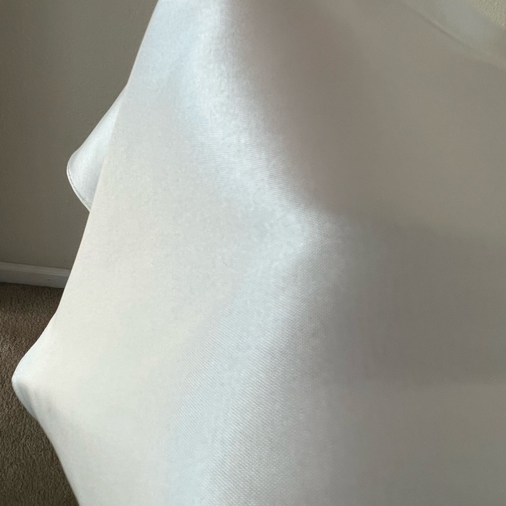 Cinderella Divine White Satin Gown - Picture 6 of 6